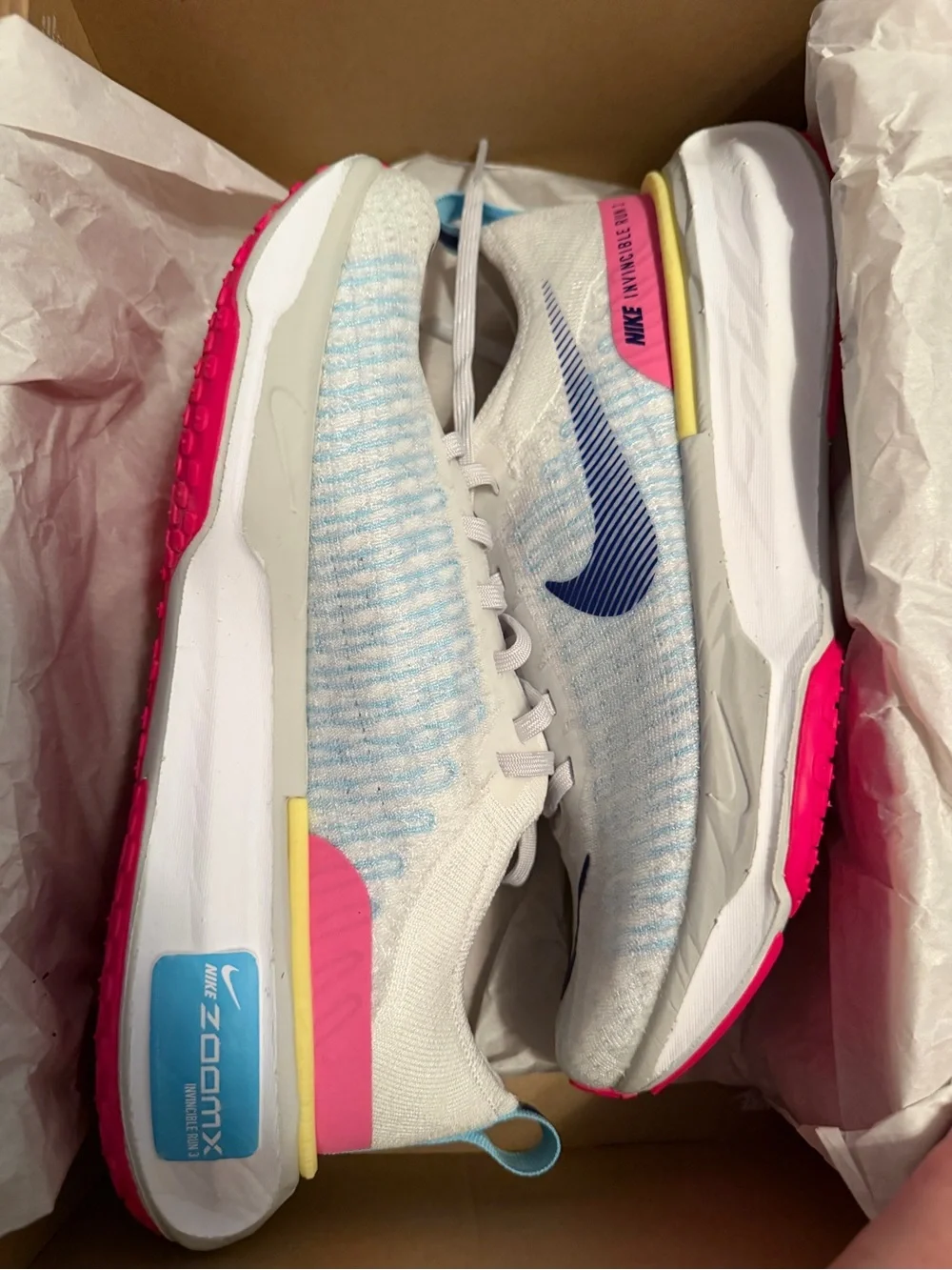 Nike ZoomX Invincible Run FK 3 White/Deep Royal Blue
